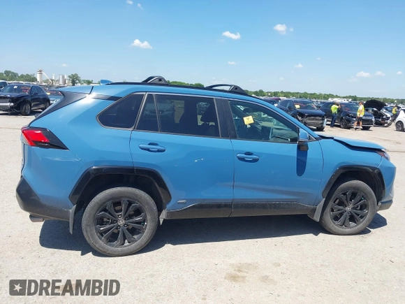 2023 Toyota RAV4 Hybrid SE with VIN 4T3T6RFV6PU130213, listed as a IAAI auction lot 42066860 with Not provided miles and . Bid and sale history available at DreamBid. Image 14.