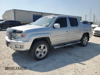 2012 Honda Ridgeline RTL with VIN 5FPYK1F50CB001376, listed as a Copart auction lot 66402154 with 166,481 mi miles and Salvage Title. Bid and sale history available at carsss.com. Image 1.