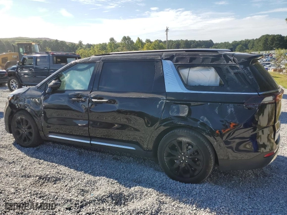 2022 Kia Carnival SX with VIN KNDNE5H37N6149609, listed as a Copart auction lot 69998424 with 53,749 mi miles and Salvage Title. Bid and sale history available at carsss.com. Image 2.