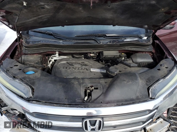 2016 Honda Pilot EX-L with VIN 5FNYF6H73GB037481, listed as a Copart auction lot 43769575 with 183,059 mi miles and Salvage Title. Bid and sale history available at carsss.com. Image 12.