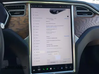 2017 Tesla Model S 100D with VIN 5YJSA1E27HF230508, listed as a IAAI auction lot 42040511 with 98,693 mi miles. Bid and sale history available at carsss.com. Image 18.