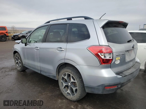 2015 Subaru Forester 2.0XT Premium with VIN JF2SJGDC3FH496670, listed as a Copart auction lot 86081024 with 123,395 mi miles and Salvage Title. Bid and sale history available at carsss.com. Image 2.