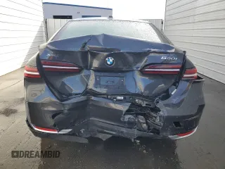 2024 BMW 5 Series 530i xDrive with VIN WBA53FJ01RCS35854, listed as a Copart auction lot 43415865 with 0 mi miles and Salvage Title. Bid and sale history available at carsss.com. Image 6.