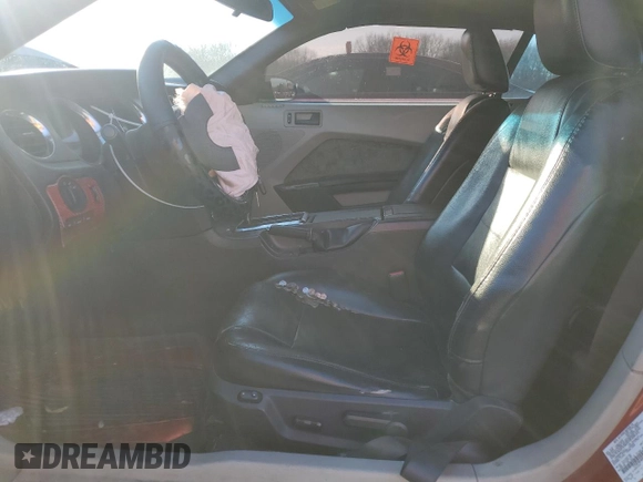 2011 Ford Mustang V6 with VIN 1ZVBP8EM8B5154117, listed as a Copart auction lot 45344255 with 137,343 mi miles and Salvage title. Bid and sale history available at DreamBid. Image 7.