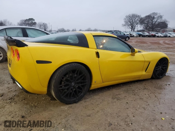 2008 Chevrolet Corvette with VIN 1G1YY26W485111564, listed as a Copart auction lot 44842025 with 58,354 mi miles and Salvage Title. Bid and sale history available at carsss.com. Image 3.