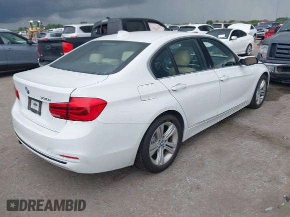 2017 BMW 3 Series 330i with VIN WBA8B9G56HNU09120, listed as a IAAI auction lot 42396399 with 55,667 mi miles and . Bid and sale history available at DreamBid. Image 4.