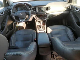 2017 Hyundai Ioniq Limited with VIN KMHC85LC7HU018827, listed as a Copart auction lot 42440655 with 125,104 mi miles and Salvage Title. Bid and sale history available at DreamBid. Image 8.