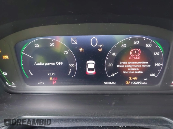 2023 Honda Accord Sport with VIN 1HGCY2F5XPA016703, listed as a IAAI auction lot 41802619 with 100,293 mi miles and . Bid and sale history available at DreamBid. Image 7.