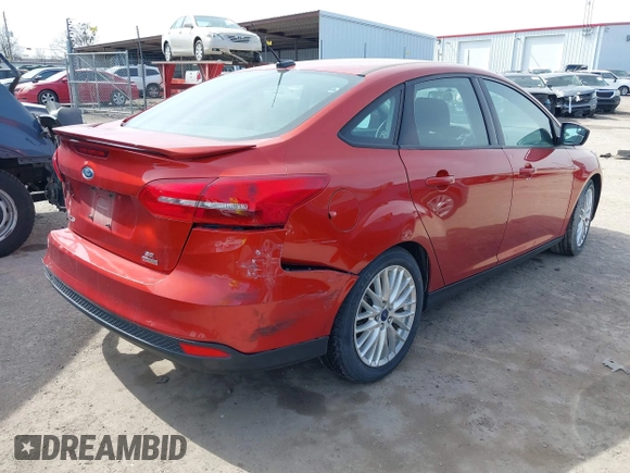 2018 Ford Focus SE with VIN 1FADP3FE2JL269804, listed as a IAAI auction lot 41708103 with 68,623 mi miles. Bid and sale history available at carsss.com. Image 4.