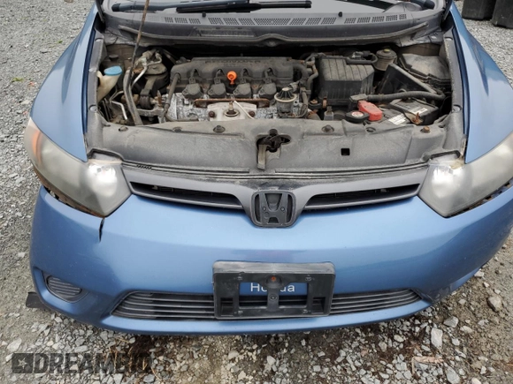 2008 Honda Civic Cpe LX with VIN 2HGFG12618H014401, listed as a Copart auction lot 71150251 with 0 mi miles and Non Repairable. Bid and sale history available at carsss.com. Image 7.