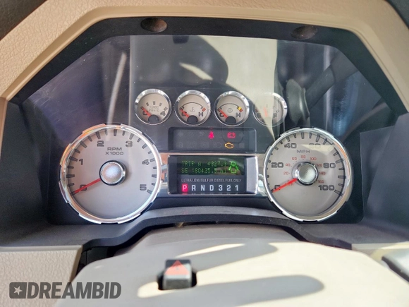 2008 Ford F-350 XL with VIN 1FTWW33RX8ED06500, listed as a Copart auction lot 64253995 with 180,425 mi miles and Clean title. Bid and sale history available at DreamBid. Image 9.