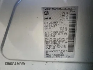 2023 Nissan Pathfinder S with VIN 5N1DR3AC6PC209572, listed as a Copart auction lot 44114765 with 48,319 mi miles and Clean title. Bid and sale history available at DreamBid. Image 14.