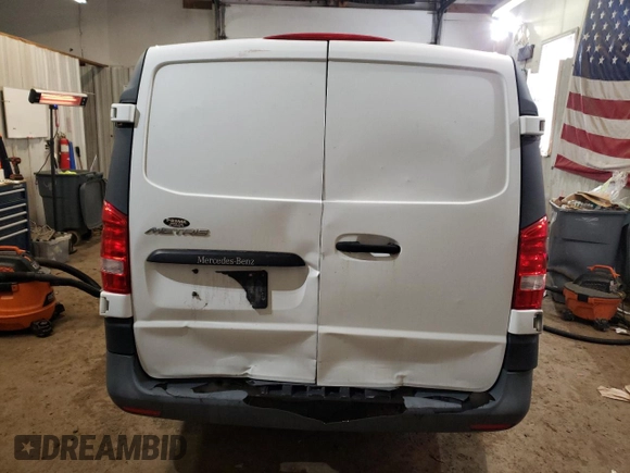 2017 Mercedes-Benz Metris Cargo with VIN WD3PG2EA6H3215443, listed as a Copart auction lot 48346215 with 160,756 mi miles and Salvage Title. Bid and sale history available at carsss.com. Image 6.