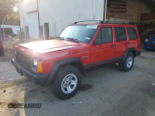 1996 Jeep Cherokee Sport with VIN 1J4FJ68S8TL285995, listed as a Copart auction lot 73333574 with 187,429 mi miles and Salvage Title. Bid and sale history available at carsss.com. Image 1.