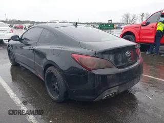 2011 Hyundai Genesis Coupe with VIN KMHHT6KD6BU056612, listed as a IAAI auction lot 41872721 with 143,137 mi miles and . Bid and sale history available at DreamBid. Image 3.
