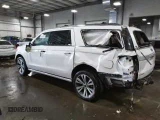 2021 Ford Expedition Max Platinum with VIN 1FMJK1MT0MEA33934, listed as a Copart auction lot 60350603 with 70,327 mi miles and . Bid and sale history available at DreamBid. Image 2.