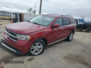 2013 Dodge Durango Crew z VIN 1C4RDJDG9DC691333, wystawiony jako Copart lot #53792405 z przebiegiem 165 498 mil mil oraz Szkoda całkowita • Salvage title. Historia ofert i sprzedaży dostępna na DreamBid. Obrazek 1.