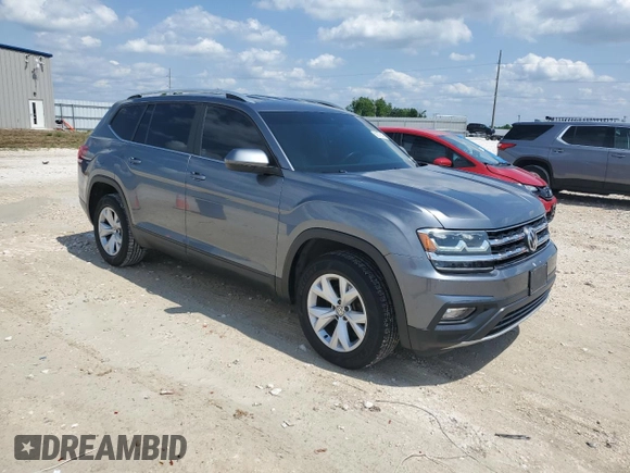 2019 Volkswagen Atlas SE with VIN 1V2WR2CAXKC568577, listed as a Copart auction lot 56372845 with 72,493 mi miles and Salvage title. Bid and sale history available at DreamBid. Image 4.