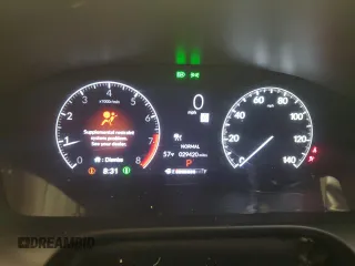 2023 Honda HR-V LX with VIN 3CZRZ2H31PM745770, listed as a Copart auction lot 43449055 with 29,420 mi miles and Salvage title. Bid and sale history available at DreamBid. Image 9.