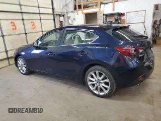 2015 Mazda 3 S Grand Touring with VIN JM1BM1M37F1255707, listed as a Copart auction lot 50384255 with 92,111 mi miles and Salvage Title. Bid and sale history available at DreamBid. Image 2.