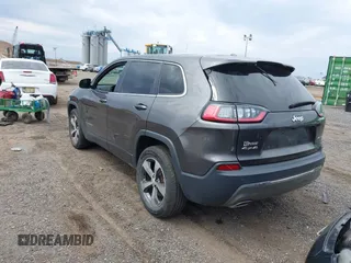2019 Jeep Cherokee Limited with VIN 1C4PJMDX6KD156310, listed as a IAAI auction lot 41982999 with 52,000 mi miles. Bid and sale history available at carsss.com. Image 3.