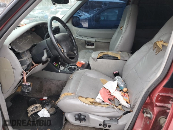 1999 Mercury Mountaineer with VIN 4M2ZU52E8XUJ22216, listed as a Copart auction lot 86806614 with 160,983 mi miles and Salvage title. Bid and sale history available at DreamBid. Image 7.