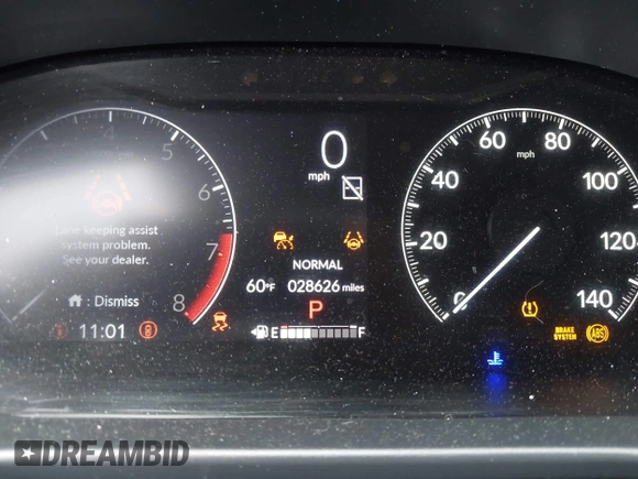 2024 Honda HR-V Sport with VIN 3CZRZ1H55RM707635, listed as a IAAI auction lot 41909808 with 28,626 mi miles and . Bid and sale history available at carsss.com. Image 15.