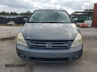 2009 Kia Sedona EX with VIN KNDMB233396299667, listed as a Copart auction lot 80186774 with 197,328 mi miles and Salvage Title. Bid and sale history available at carsss.com. Image 5.
