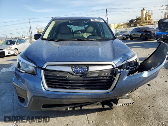 2019 Subaru Forester with VIN JF2SKAAC1KH593648, listed as a Copart auction lot 48014365 with 45,187 mi miles and Salvage Title. Bid and sale history available at carsss.com. Image 5.