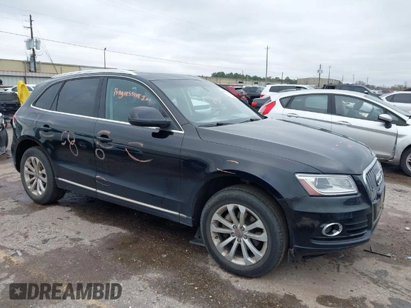2014 Audi Q5 Premium Plus with VIN WA1LFAFP0EA041939, listed as a IAAI auction lot 41573437 with 160,307 mi miles. Bid and sale history available at carsss.com. Image 1.