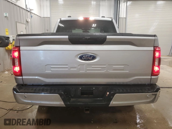 2021 Ford F-150 XL with VIN 1FTFW1E55MFA72141, listed as a Copart auction lot 83111544 with 67,380 mi miles and Salvage Title. Bid and sale history available at carsss.com. Image 6.