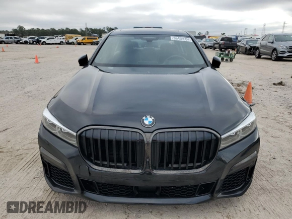 2022 BMW 7 Series 750i xDrive with VIN WBA7U2C08NCJ21887, listed as a Copart auction lot 86499504 with Not provided miles and Non repairable. Bid and sale history available at DreamBid. Image 5.