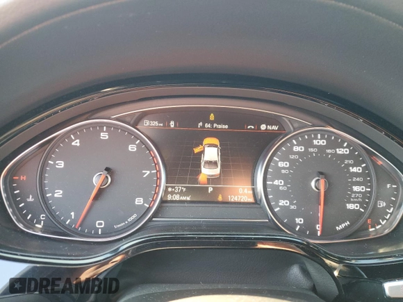 2015 Audi A8 L 3.0T with VIN WAU3GAFD1FN017875, listed as a Copart auction lot 88210815 with 124,720 mi miles and Salvage Title. Bid and sale history available at carsss.com. Image 9.