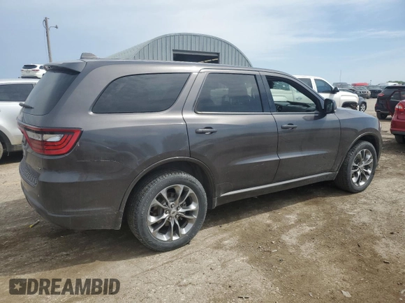 2019 Dodge Durango GT Plus z VIN 1C4RDJDG4KC744761, wystawiony jako Copart lot #53705745 z przebiegiem 149 320 mil mil oraz Szkoda całkowita • Salvage title. Historia ofert i sprzedaży dostępna na DreamBid. Obrazek 3.