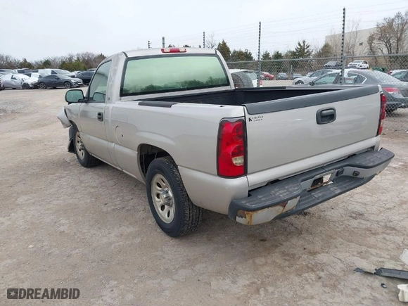 2005 Chevrolet Silverado 1500 Work Truck with VIN 1GCEC14V05Z206480, listed as a IAAI auction lot 41741249 with 184,568 mi miles. Bid and sale history available at carsss.com. Image 3.