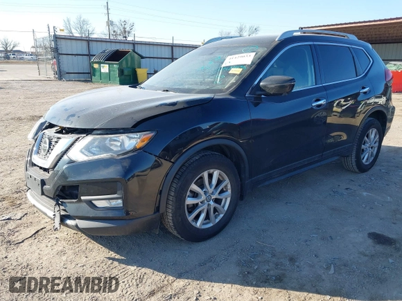 2018 Nissan Rogue SV with VIN 5N1AT2MV8JC756099, listed as a IAAI auction lot 41429033 with 101,335 mi miles and . Bid and sale history available at carsss.com. Image 2.