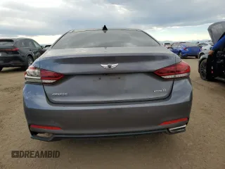 2015 Hyundai Genesis 3.8L with VIN KMHGN4JE6FU077972, listed as a Copart auction lot 60569254 with 0 mi miles and Clean Title. Bid and sale history available at carsss.com. Image 6.