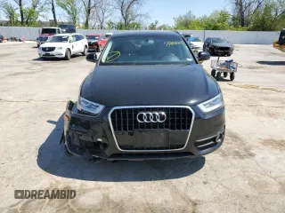 2015 Audi Q3 Premium Plus with VIN WA1BFCFS1FR004865, listed as a Copart auction lot 53348405 with 130,521 mi miles and Salvage title. Bid and sale history available at DreamBid. Image 5.