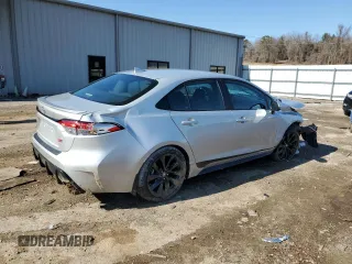 2023 Toyota Corolla SE with VIN 5YFS4MCE5PP153985, listed as a Copart auction lot 42501405 with 18,577 mi miles and Salvage Title. Bid and sale history available at carsss.com. Image 3.