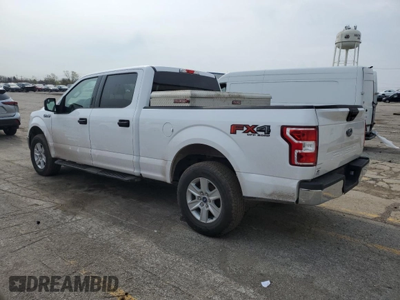 2020 Ford F-150 XL with VIN 1FTFW1E52LKE09080, listed as a Copart auction lot 54144725 with 153,422 mi miles and Clean Title. Bid and sale history available at carsss.com. Image 2.