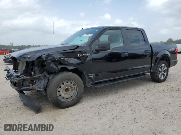2020 Ford F-150 XL with VIN 1FTEW1CP6LFA93918, listed as a Copart auction lot 51951675 with 47,827 mi miles and Salvage Title. Bid and sale history available at carsss.com. Image 1.