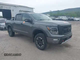 2023 Nissan Titan SV with VIN 1N6AA1ED7PN106443, listed as a IAAI auction lot 42166641 with 25,814 mi miles and . Bid and sale history available at DreamBid. Image 1.