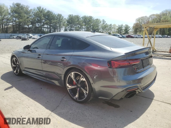 2023 Audi RS 5 Sportback z VIN WUAAWCF55PA902979, wystawiony jako Copart lot #54194715 z przebiegiem 9 576 mil mil oraz Szkoda całkowita • Salvage title. Historia ofert i sprzedaży dostępna na DreamBid. Obrazek 2.