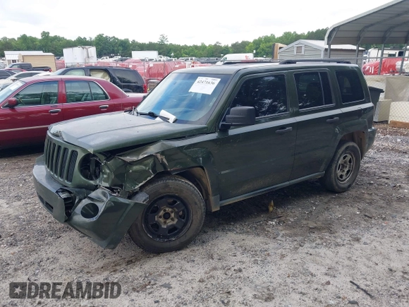 2008 Jeep Patriot Sport with VIN 1J8FT28W28D713825, listed as a IAAI auction lot 42471636 with 227,898 mi miles and . Bid and sale history available at DreamBid. Image 2.