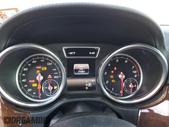 2018 Mercedes-Benz GLS with VIN 4JGDF6EE8JB117852, listed as a Copart auction lot 70819243 with 77,281 mi miles. Bid and sale history available at carsss.com. Image 9.