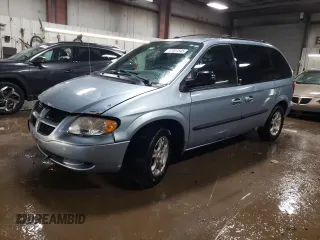 2004 Dodge Caravan SXT with VIN 1D8GP45R14B601986, listed as a Copart auction lot 47097545 with 117,399 mi miles and Salvage Title. Bid and sale history available at carsss.com. Image 1.