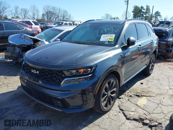 2023 Kia Sorento X-Line SX Prestige with VIN 5XYRKDLF7PG237789, listed as a IAAI auction lot 41567704 with 27,412 mi miles. Bid and sale history available at carsss.com. Image 17.