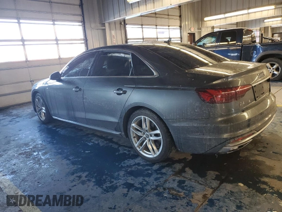 2020 Audi A4 Premium Plus with VIN WAUENAF45LA050461, listed as a Copart auction lot 88592305 with Not Provided miles and Salvage Title. Bid and sale history available at DreamBid. Image 2.