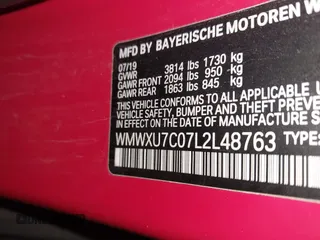 2020 MINI Hardtop 4 Door Cooper z VIN WMWXU7C07L2L48763, wystawiony jako IAAI lot #41948131 z przebiegiem 20 083 mil mil oraz . Historia ofert i sprzedaży dostępna na DreamBid. Obrazek 9.