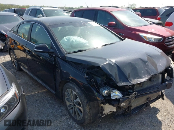 2016 Hyundai Sonata Sport with VIN 5NPE34AF3GH315671, listed as a IAAI auction lot 41729655 with 145,556 mi miles and . Bid and sale history available at DreamBid. Image 1.